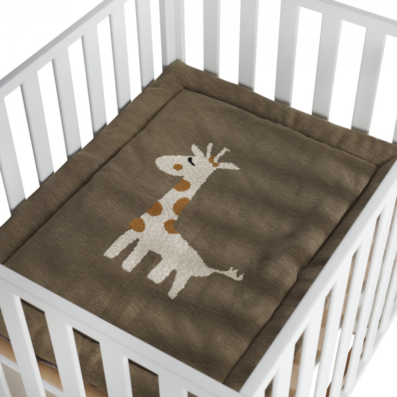 Quax járóka matrac/játszószőnyeg - 73x93cm Giraffe