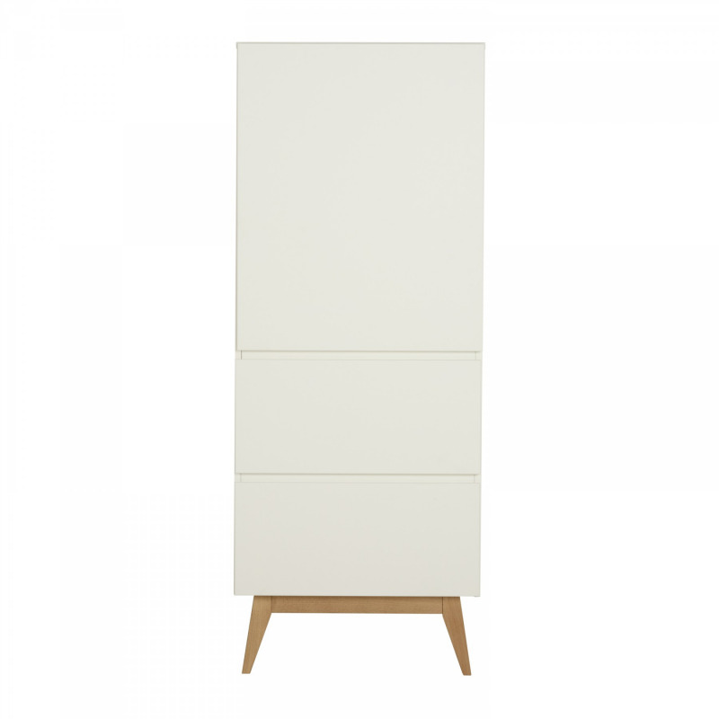 Quax Trendy szekrény - 1 ajtós/2 fiókos White