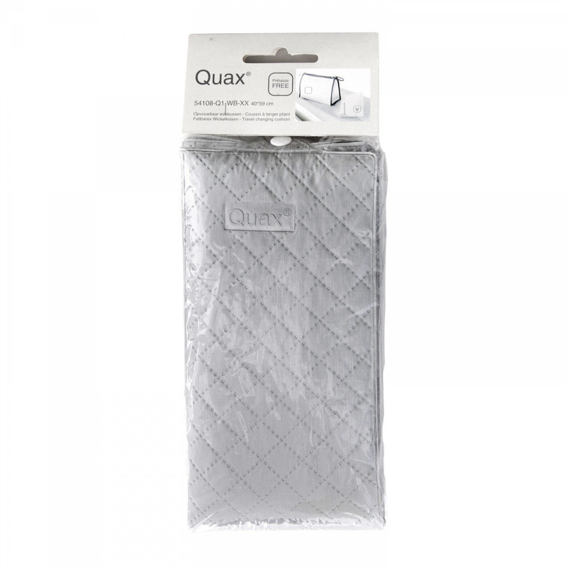 Quax pelenkázómatrac utazáshoz - 59x40cm steppelt Silver