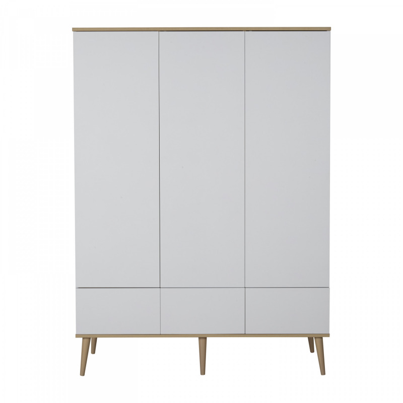 Quax Flow szekrény - 3 ajtós White&Oak