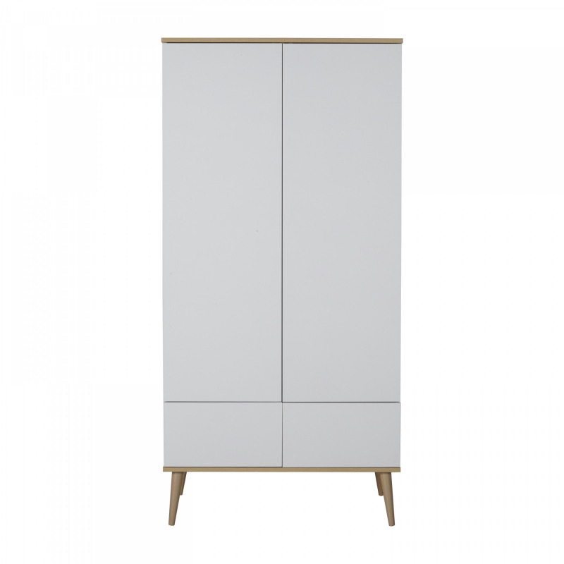 Quax Flow szekr�ny - 2 ajt�s White&Oak