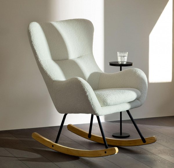 Quax szoptat�s fotel/hintasz�k - Basic Sheep Cream