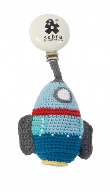 Sebra horgolt j�t�k csiptet�vel - �rhaj�