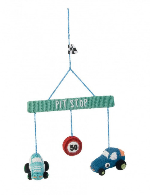 Sebra horgolt p�rg� - versenyaut�