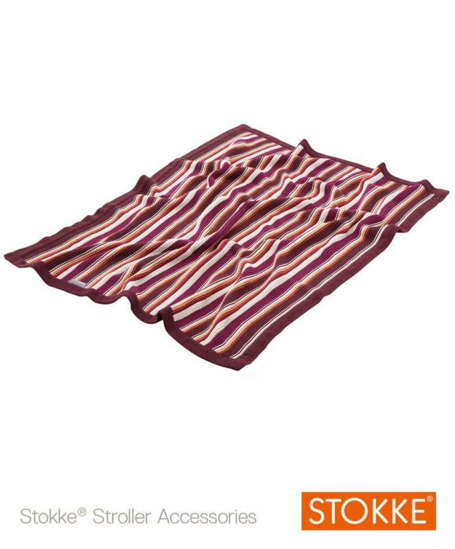 Stokke takaró - purple-orange