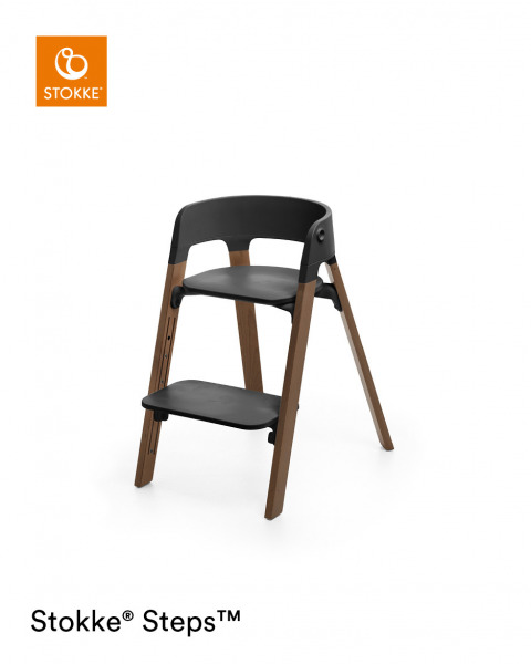 Stokke Steps etetszk - Black Golden Brown