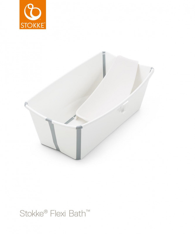 Stokke Flexi Bath újszülött szettel - White