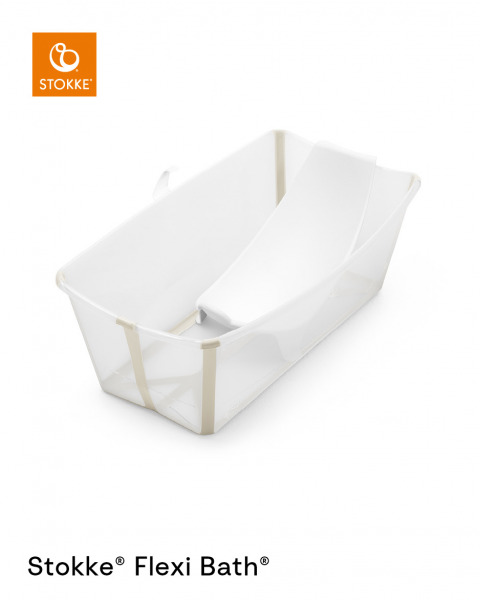 Stokke Flexi Bath újszülött szettel - Sandy Beige