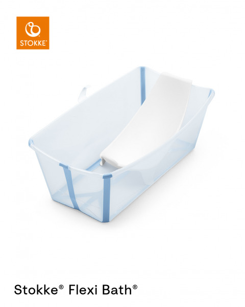 Stokke Flexi Bath újszülött szettel - Ocean Blue
