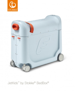 Stokke JetKids Bedbox brnd s replgp gy - Blue Sky