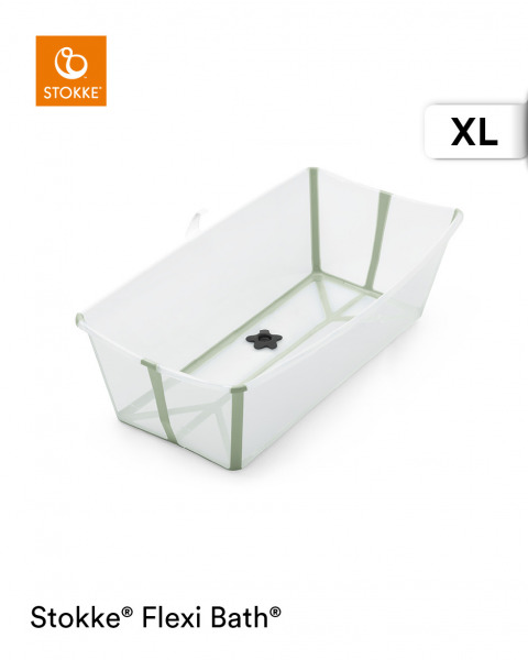 Stokke Flexi Bath - XL transparent green