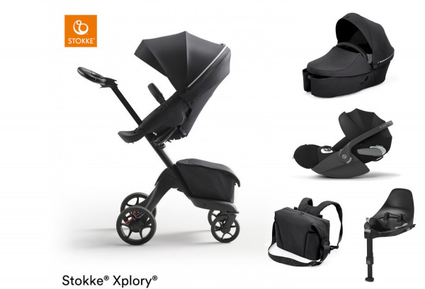 Stokke Xplory X 5in1 ajndk autslssel - Rich Black