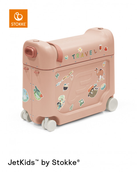 Stokke JetKids Bedbox b�r�nd �s rep�l�g�p �gy - Coral Pink