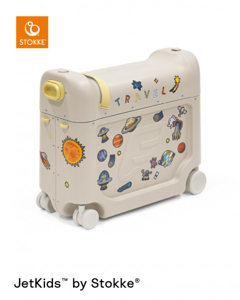 Stokke JetKids Bedbox bőrönd és repülőgép ágy - Moonglow White