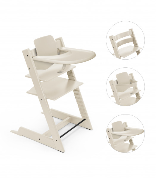 Stokke Tripp Trapp etet�sz�k 3in1 - Vanilla White