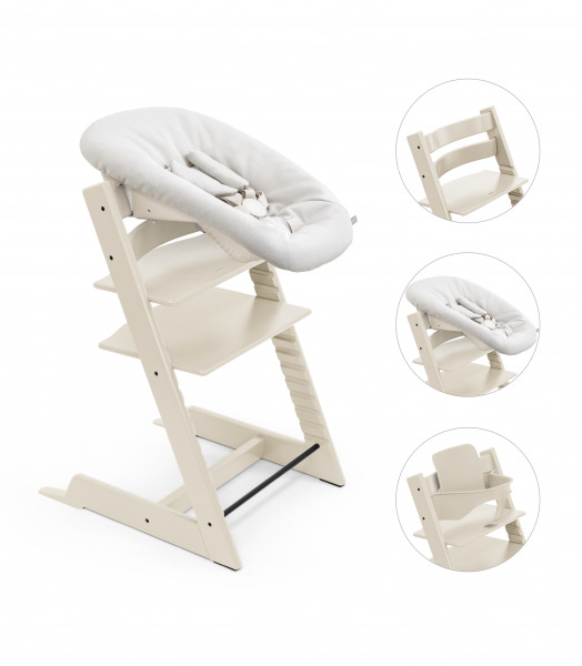 Stokke Tripp Trapp etet�sz�k 3in1 - newborn Vanilla White