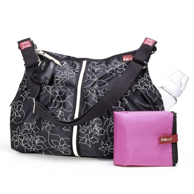 Babymel Amanda - Linear Floral Black XL 1