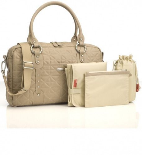 Storksak Elizabeth Quilted - Fawn 1